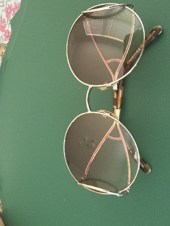 Chloe Accessories - Chloé Round Sunglasses with Brown Gradient Lenses
